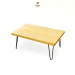 Bàn trà gỗ thông chân sắt hairpin - Ảnh 5