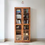 Tủ kính gỗ tự nhiên FEGO