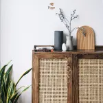 Tủ đa năng CANE - Tủ gỗ cánh mây đa năng cho gia đình - Ảnh 7