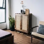 Tủ đa năng CANE - Tủ gỗ cánh mây đa năng cho gia đình - Ảnh 2
