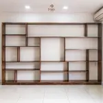 Kệ sách gỗ tự nhiên kích thước lớn FEGO