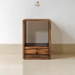 Kệ sách Puzzle gỗ thông tự nhiên Fego - Ảnh 7