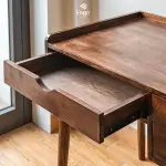 Bàn trang điểm gỗ tần bì tự nhiên FEGO - Ảnh 5