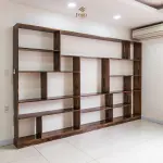 Kệ sách gỗ tự nhiên kích thước lớn FEGO - Ảnh 3