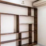 Kệ sách gỗ tự nhiên kích thước lớn FEGO - Ảnh 2