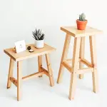 Ghế đôn vuông thấp cao 45cm - Ảnh 6
