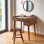 Bàn trang điểm gỗ tần bì tự nhiên FEGO - Ảnh 3