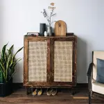 Tủ đa năng CANE - Tủ gỗ cánh mây đa năng cho gia đình