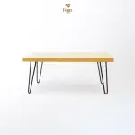 Bàn trà gỗ thông chân sắt hairpin - Ảnh 4