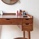 Bàn trang điểm gỗ tần bì tự nhiên FEGO - Ảnh 9