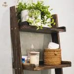 Kệ thang gỗ để đồ phòng tắm FEGO - Ảnh 8
