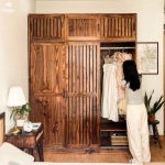 Tủ quần áo cánh nan FEGO - Ảnh 6