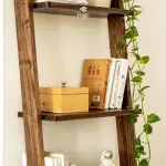 Kệ thang 4 tầng gỗ thông chân đế hộp - Ảnh 10