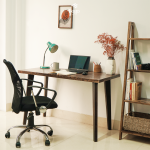 Bàn veneer chân gỗ / Bàn làm việc / Bàn ăn gia đình 120x60cm