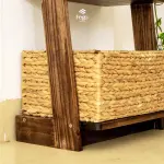 Kệ thang 4 tầng gỗ thông chân đế hộp - Ảnh 6