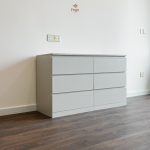 TỦ CABINET 6 NGĂN KÉO BỀ MẶT VÂN VẢI - Ảnh 2