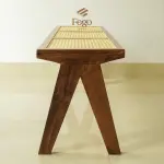 Ghế Băng Mây, Ghế Bench, Ghế Ngồi Ăn, Ghế Gỗ Phối Mây - Ảnh 5