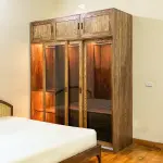 Tủ quần áo cánh kính gỗ tần bì FEGO - Ảnh 2
