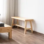 Ghế băng dài FEGO/ Ghế gỗ ban công, hành lang đi giày