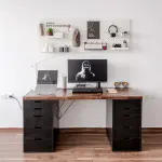Bàn Drawer 2 tủ ngăn kéo FEGO