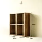 Kệ Sách Cube Chia Ô Để Sách, Đồ Gốm FEGO – Kệ Gỗ Plywood Đa Năng Trưng Bày Cửa Hàng, Phòng Khách