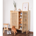 Tủ giày CANE - Tủ giày cánh mây cho gia đình - Ảnh 4