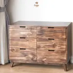 Tủ 6 ngăn kéo gỗ thông tự nhiên đa năng FEGO - Ảnh 3