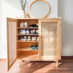 Tủ giày CANE - Tủ giày cánh mây cho gia đình - Ảnh 6