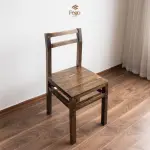 Ghế gỗ làm việc không tay tựa gỗ thông tự nhiên - Ảnh 5
