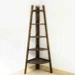 Kệ thang góc tường chữ A gỗ thông tự nhiên 5 tầng - Ảnh 11