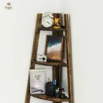 Kệ thang góc tường chữ A gỗ thông tự nhiên 5 tầng - Ảnh 10