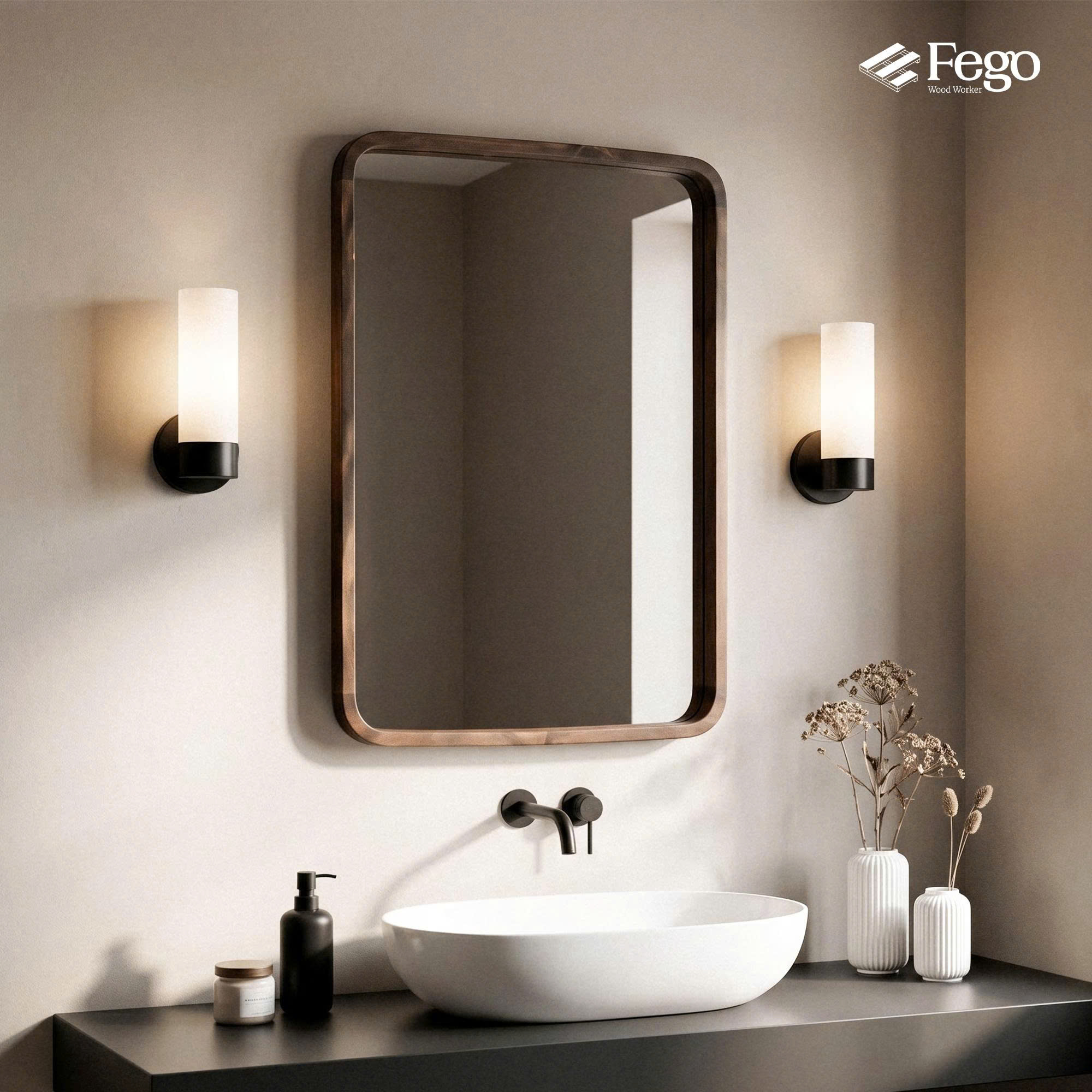 2aOboR6akusEl4nSDysvOEjtdI9KH9SYgAoD3HeK Gương Treo Tường Lavabo Gỗ Tự Nhiên Fego - Gương Bàn Trang Điểm Viền Gỗ Chữ Nhật - Ảnh 1