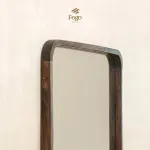 Gương Treo Tường Lavabo Gỗ Tự Nhiên Fego - Gương Bàn Trang Điểm Viền Gỗ Chữ Nhật - Ảnh 2