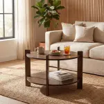 Bàn sofa plywood 2 tầng FEGO