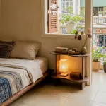 Kệ sóng đầu giường 2 tầng gỗ plywood - Ảnh 6