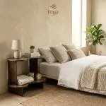 Kệ sóng đầu giường 2 tầng gỗ plywood - Ảnh 4