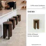 Ghế Đôn Gỗ Plywood Đa Năng Cao 45cm- Đôn Gỗ Trang Trí, Bàn Trà Cafe - Ảnh 9