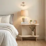 Kệ sóng đầu giường 2 tầng gỗ plywood - Ảnh 5