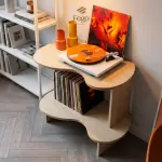 Kệ sóng đầu giường 2 tầng gỗ plywood - Ảnh 3