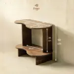 Kệ sóng đầu giường 2 tầng gỗ plywood - Ảnh 2